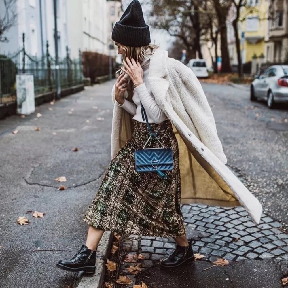 Zara Sequin Skirt